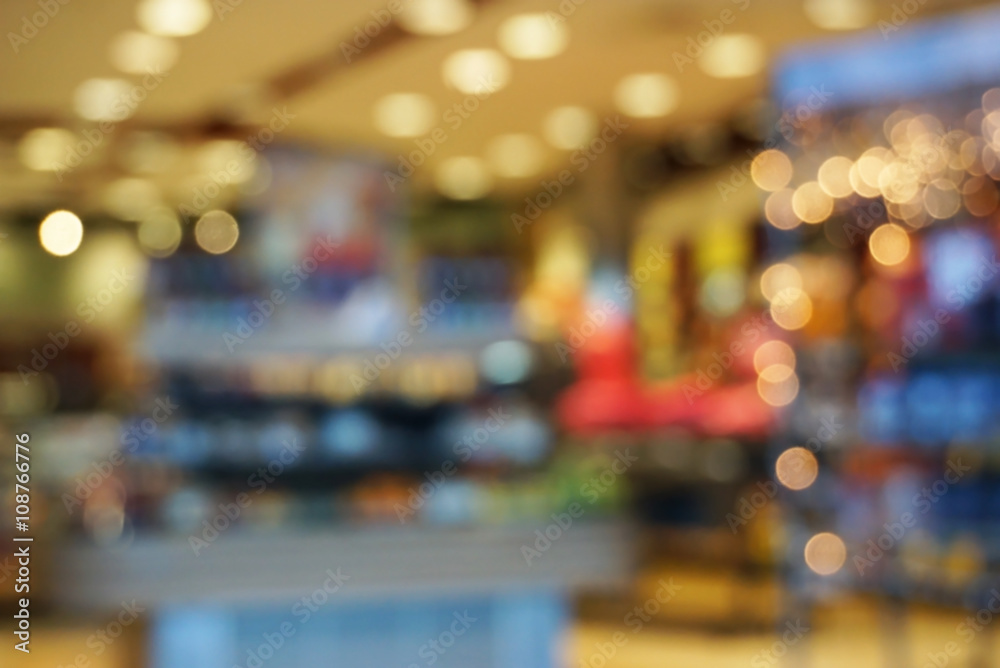 bokeh blur of department store shopping concept bokeh blur of department store shopping concept