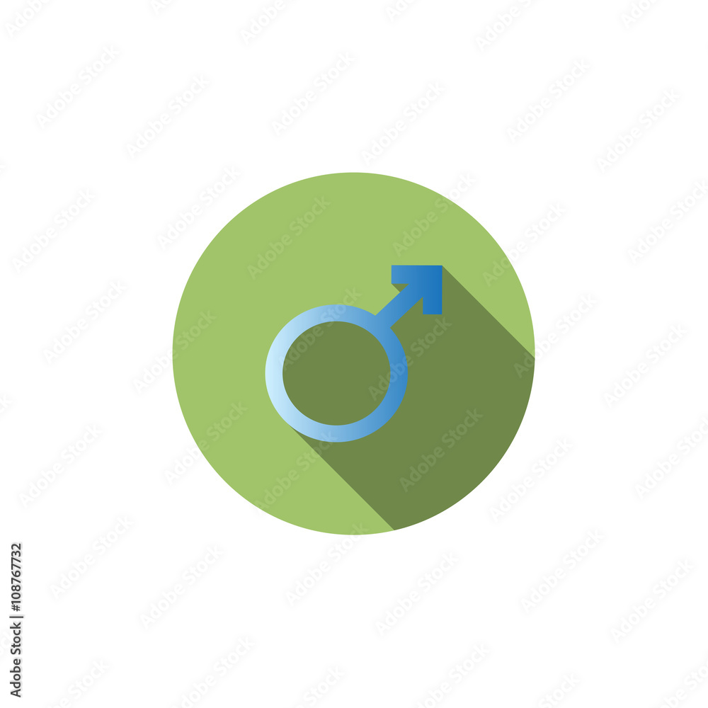 Flat vector icon with long shadow effect in stylish colors of we Flat vector icon with long shadow effect in stylish colors of we