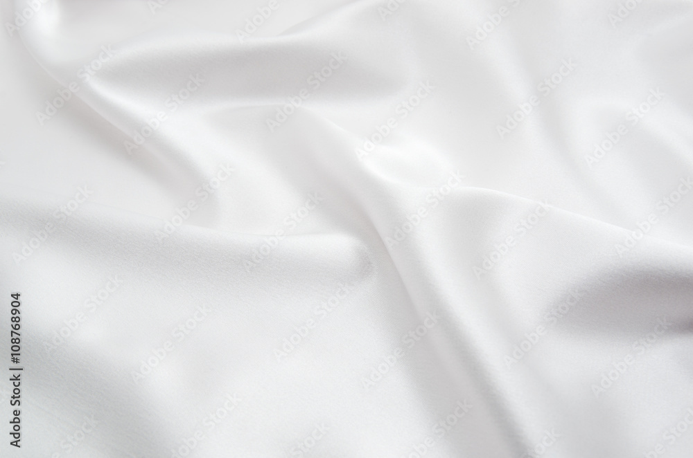 white satin fabric as background white satin fabric as background