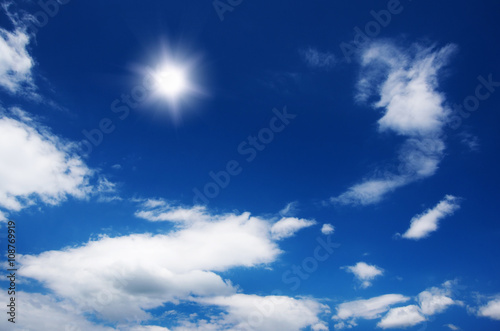 blue sky background with white clouds