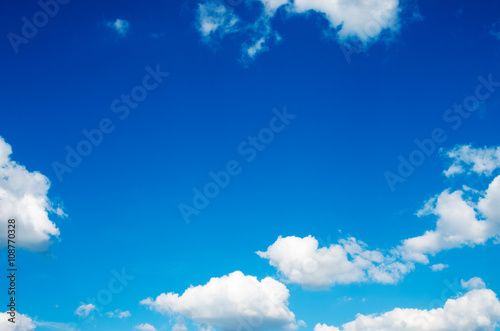 blue sky background with white clouds