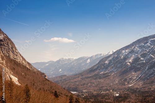 view on mountains and sky