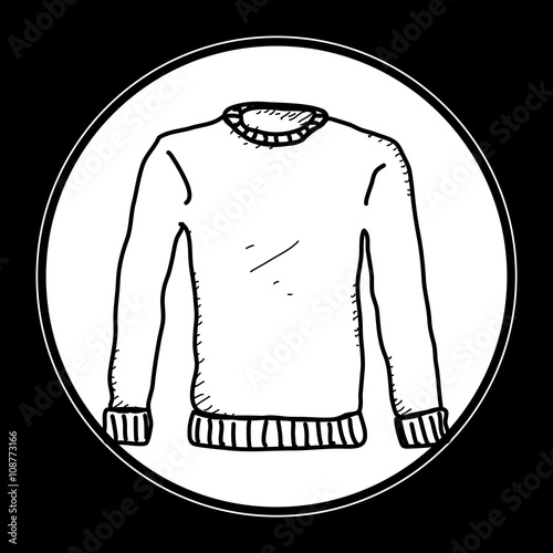 Simple doodle of a jumper