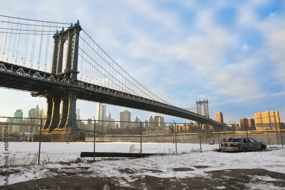 Pont de Manhattan à NEW YORK