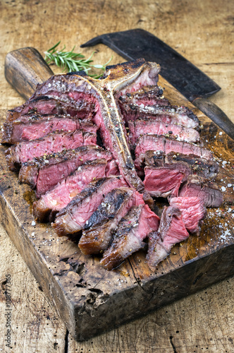 Dry Aged Barbecue Porterhouse Steak photo