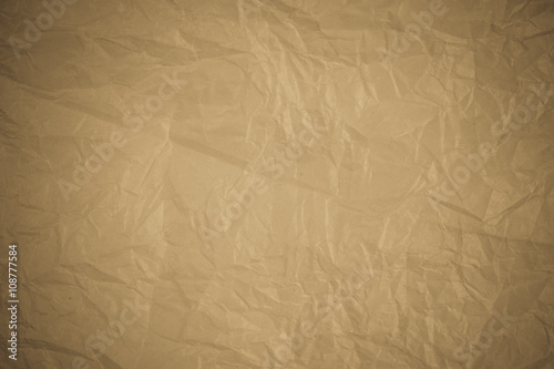 Crumpled paper recycling background.