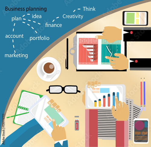 Business idea brainstorming work