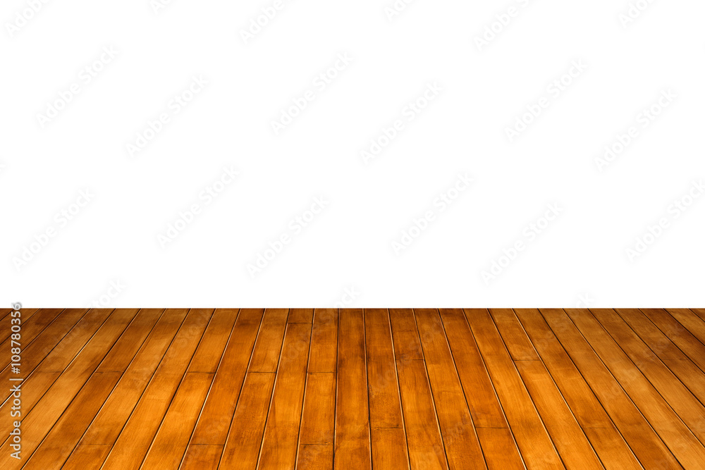 Fototapeta premium Wood texture on white background