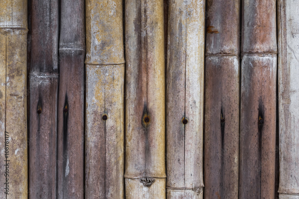 Old bamboo texture background