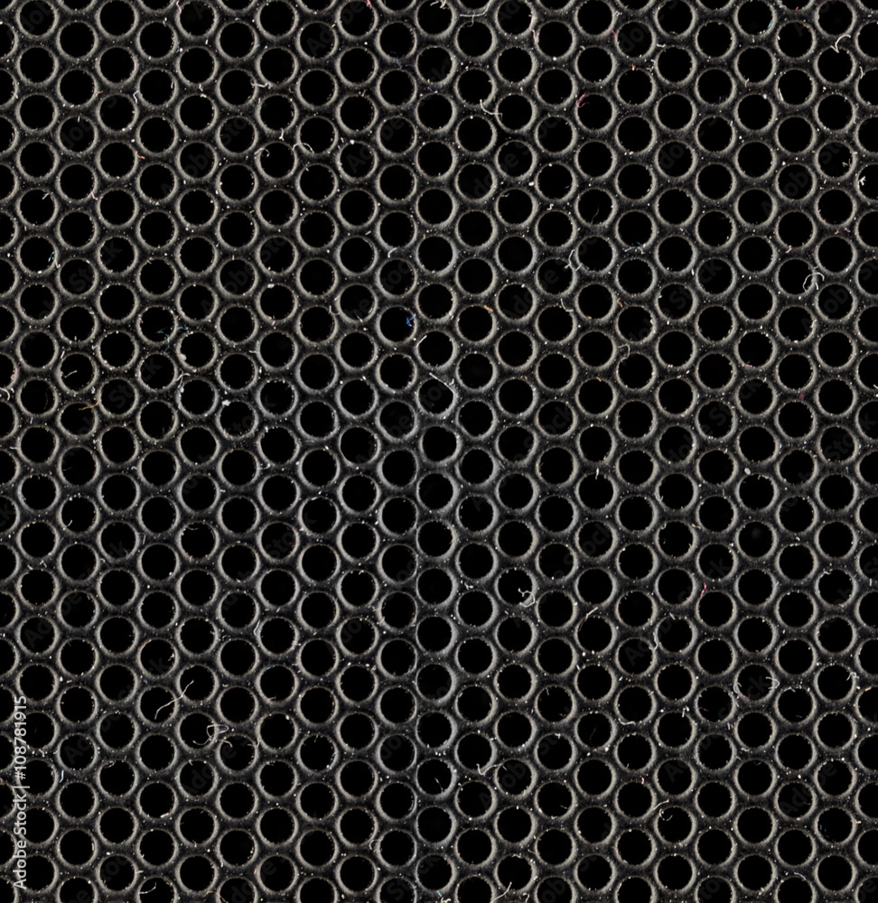 seamless tiled texture of Speaker grill texture / Metal speaker mesh /  Black iron speaker grid texture. Industrial background / Blue Metallic Grid  Background Photos | Adobe Stock