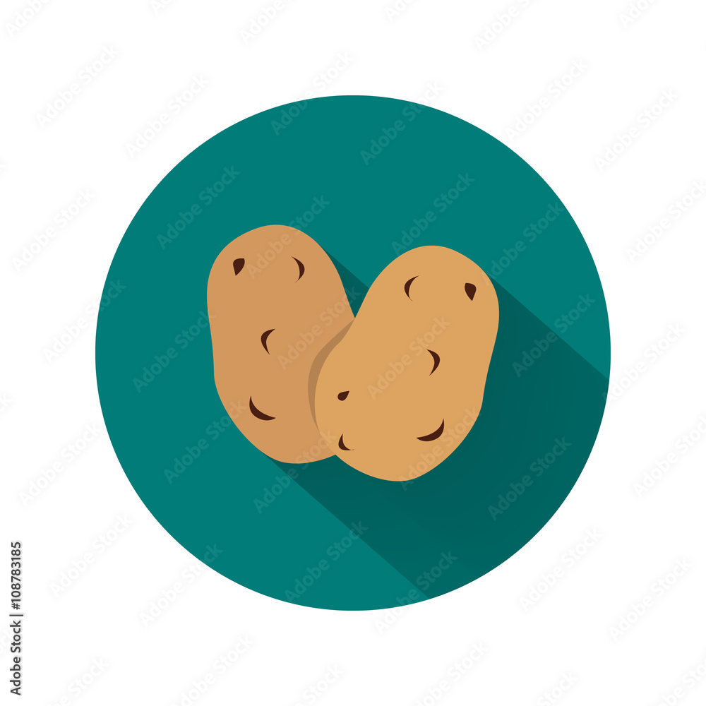 Potato color icon Potato color icon