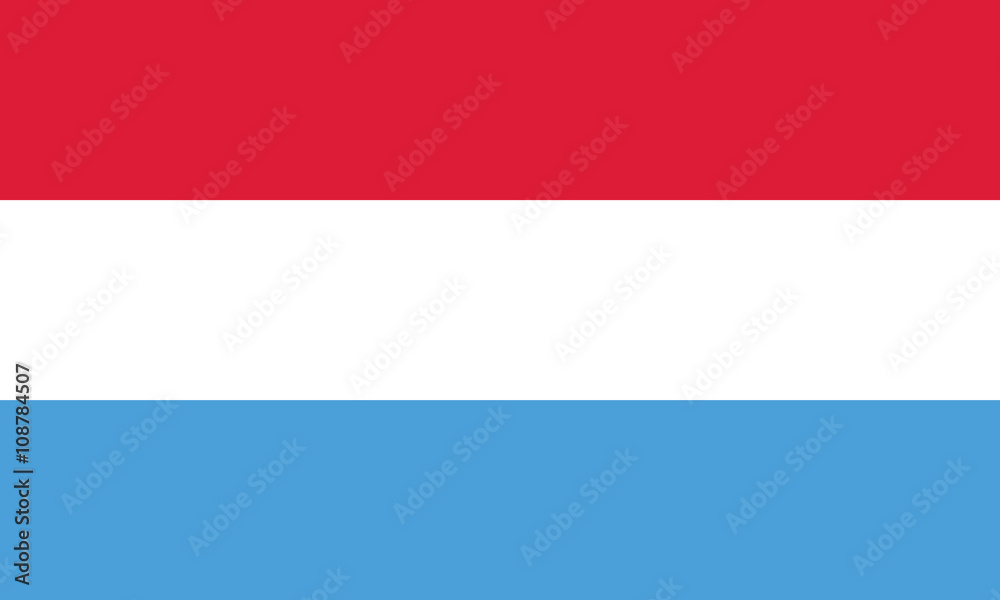 Flag of Luxembourg vector graphics Flag of Luxembourg vector graphics