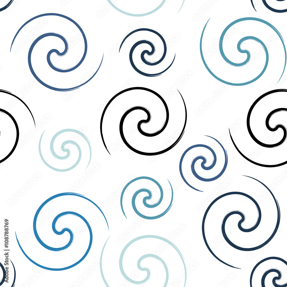Cute vector geometric seamless pattern. Brush strokes, swirl. Hand drawn grunge texture. Abstract forms. Endless texture can be used for printing onto fabric or paper Cute vector geometric seamless pattern. Brush strokes, swirl. Hand drawn grunge texture. Abstract forms. Endless texture can be used for printing onto fabric or paper