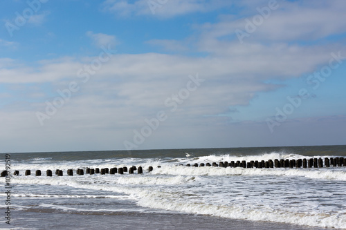 High tide at Domburg Beach © Manninx