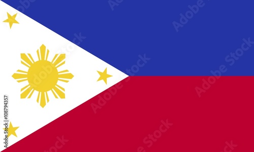 Flag of Philippines vector graphics