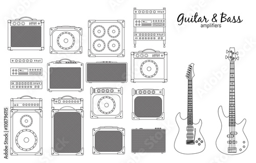 Electric Guitar and Bass Amplifiers photo