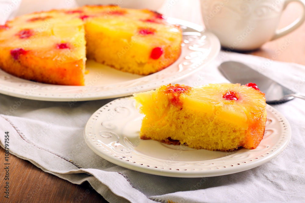 Pineapple upside down cake Pineapple upside down cake
