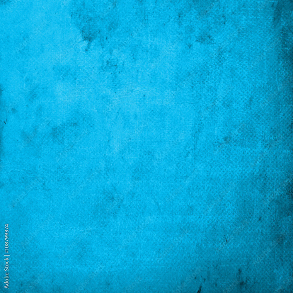 Grunge blue background with space for text