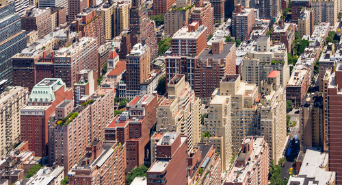 New York City Panoramic Buildings Background