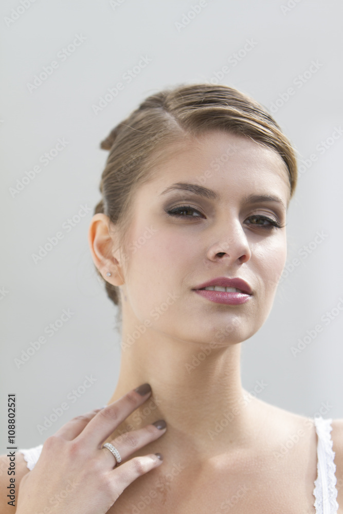 Portrait of a beautiful young lady Portrait of a beautiful young lady