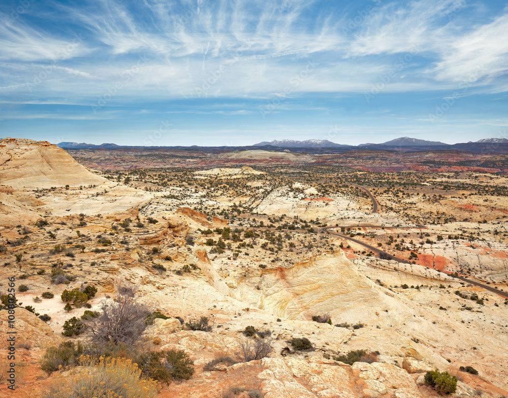 rocky landscape in Grand Staircase Escalante National Monument