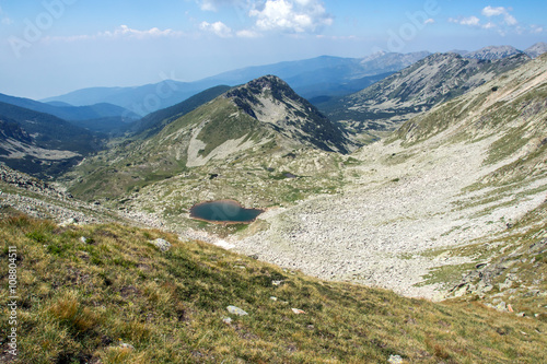 Panorama around the Malokamenishki lakes in Pirin Mountain, Bulgaria