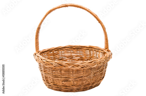 Obraz na plátně wicker basket isolated