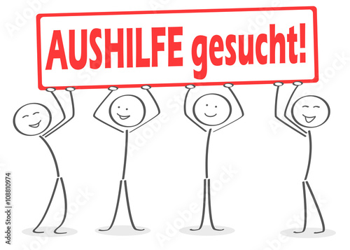 Aushilfe gesucht! Strichmännchen