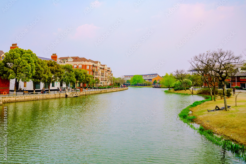 Fototapeta premium Thames Town Shanghai