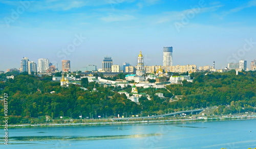 Panorama of Kiev  Ukraine