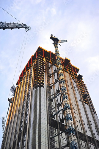 Modern construction site