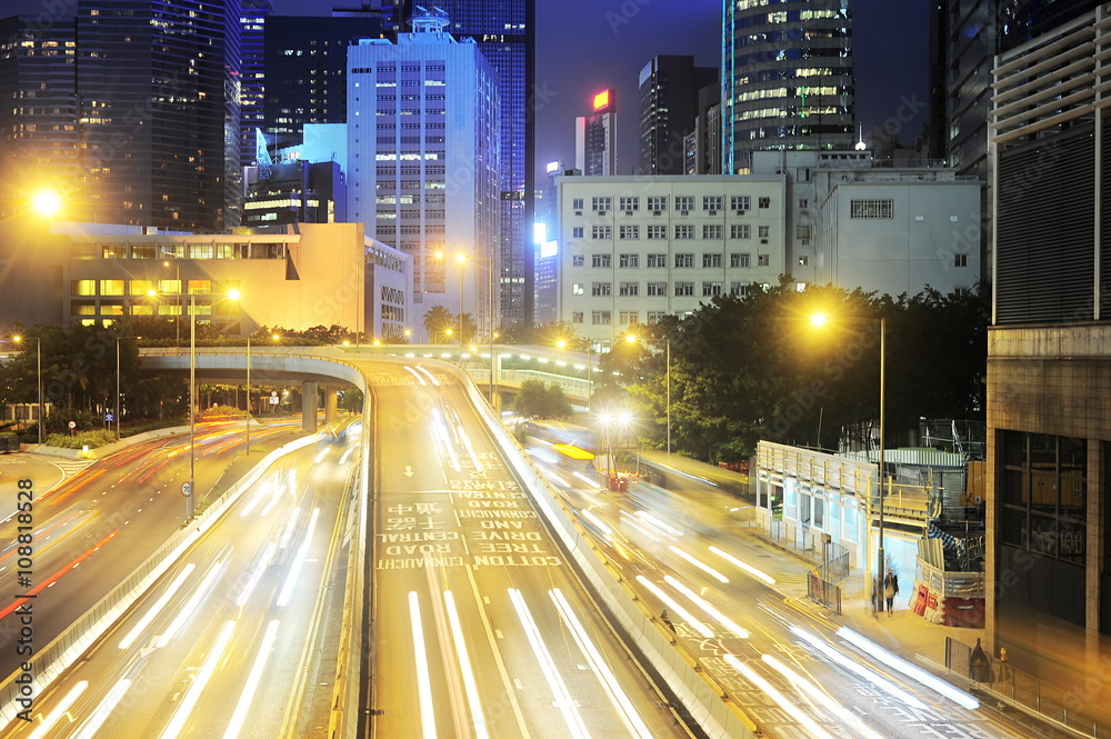 Fototapeta premium Hong Kong at night
