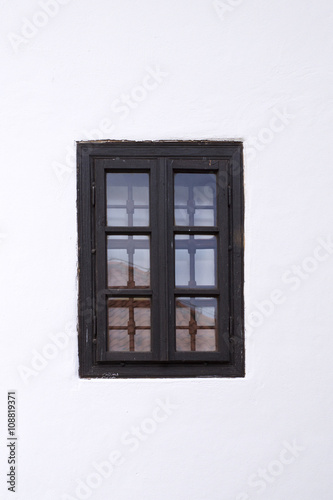 Old barred window