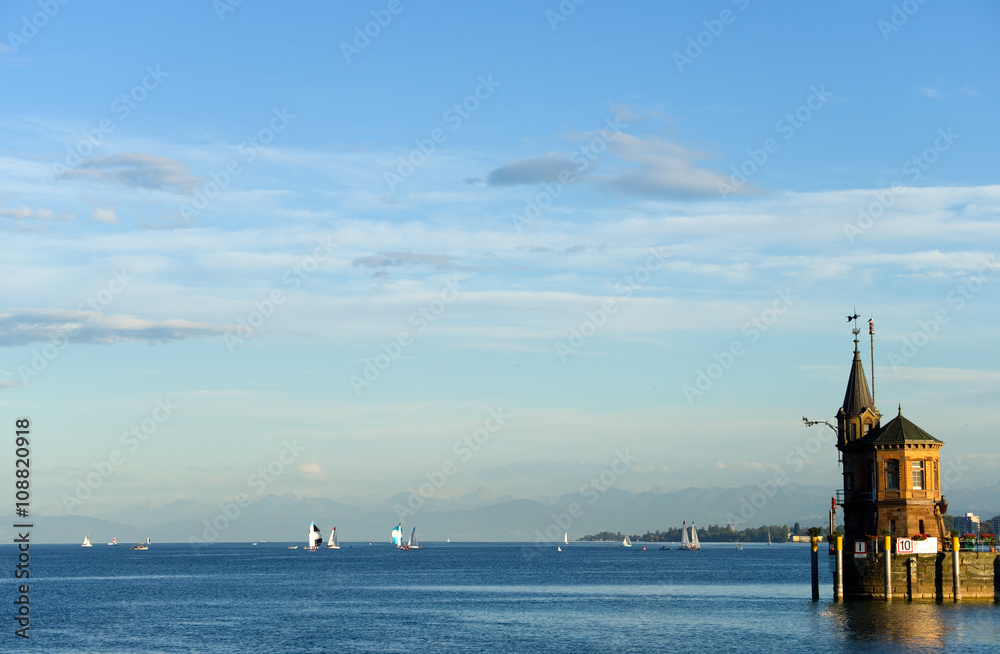 Hafen in Konstanz - Bodensee - Deutschland 