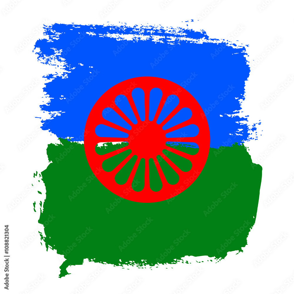 Flag Of The Romani Gypsy Roma Rom Gipsy People The National Flag Flag Of The Romani Gypsy Roma Rom Gipsy People The National Flag