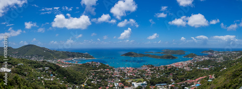 Charlotte Amalie panoramic view photo