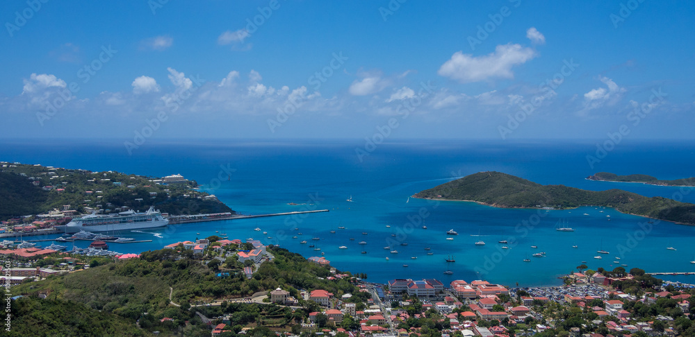 Charlotte Amalie panoramic view