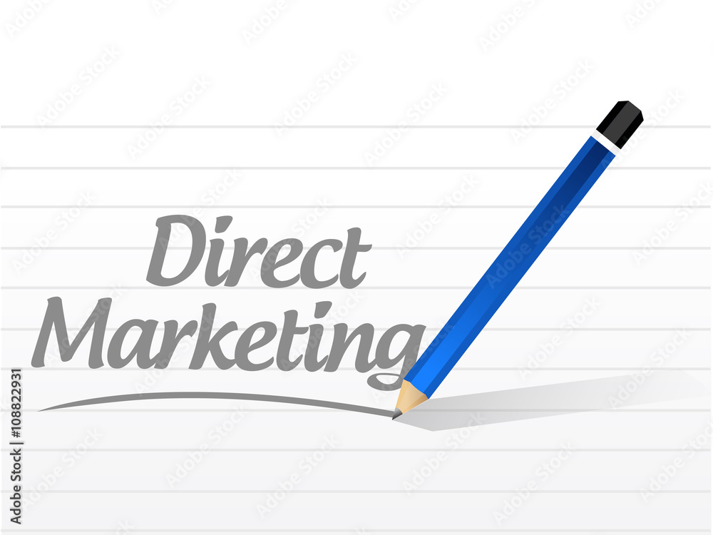 direct marketing message sign concept direct marketing message sign concept