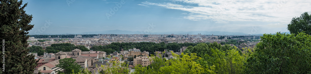 Scenic view of Rome skyline