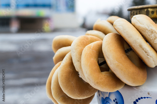 Dried Russian Bread Rolls photo