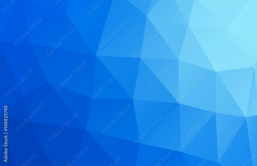 Obraz premium Polygonal greeting card mockup