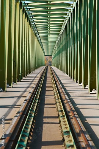 Fototapeta Naklejka Na Ścianę i Meble -  Railroad Bridge