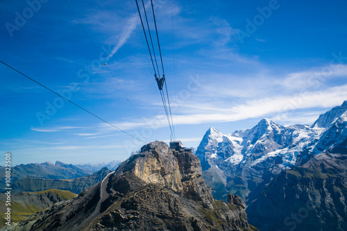 Φωτογραφία Cables for Gondala ride to Schilthorn