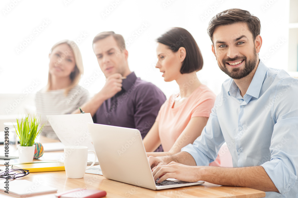 Smart creative team is planning a new project Smart creative team is planning a new project