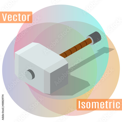 Hammer of Thor isometric shadow