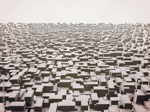 Abstract image of cubes background 3d rendering