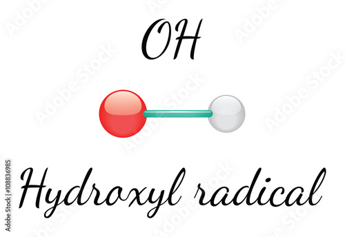 OH hydroxyl radical photo