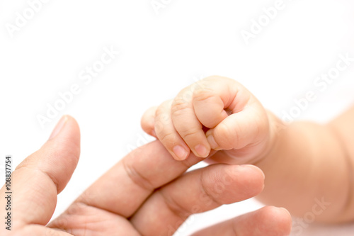 Small baby hand