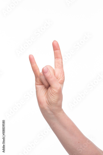 Old woman's hand