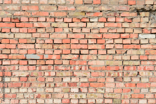 Brick texture with scratches and cracks